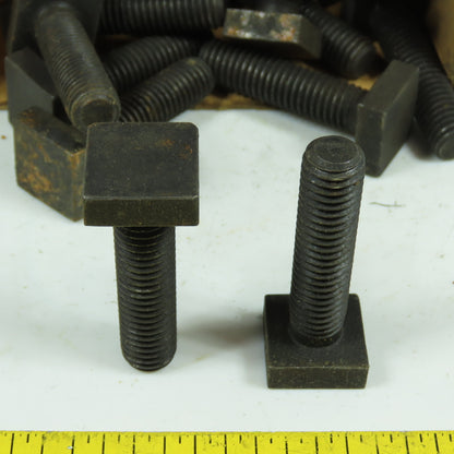 1/2"-13 x 2" Long Square Head Machine Bolts 2-1/4" OAL Lot Of 55