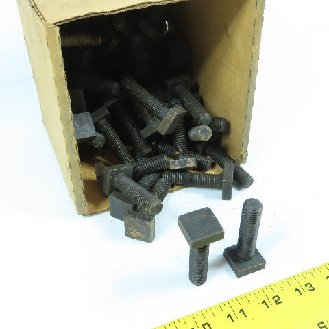 1/2"-13 x 2" Long Square Head Machine Bolts 2-1/4" OAL Lot Of 55
