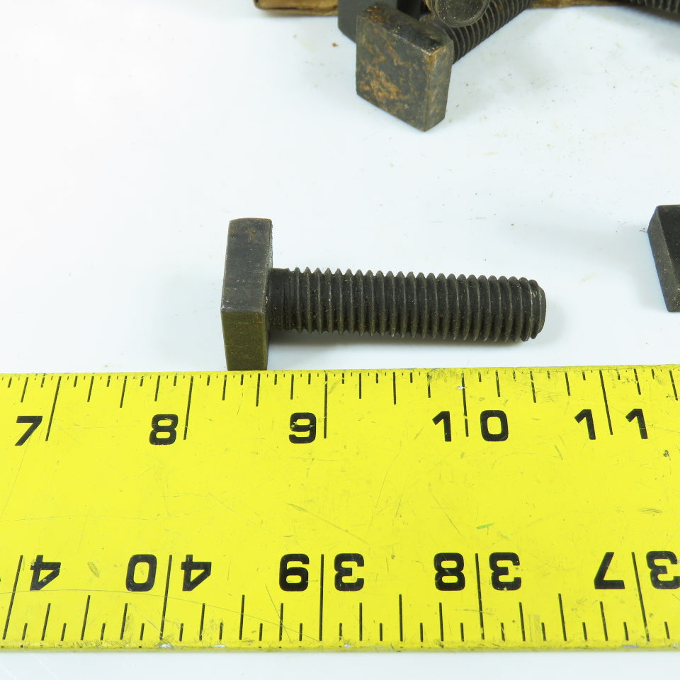 1/2"-13 x 2" Long Square Head Machine Bolts 2-1/4" OAL Lot Of 55