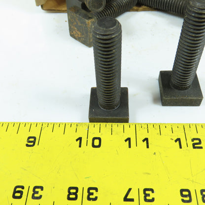 1/2"-13 x 2" Long Square Head Machine Bolts 2-1/4" OAL Lot Of 55