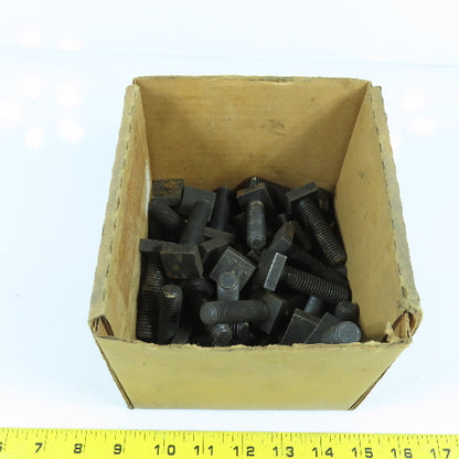 1/2"-13 x 2" Long Square Head Machine Bolts 2-1/4" OAL Lot Of 55