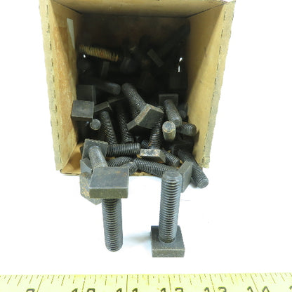 1/2"-13 x 2" Long Square Head Machine Bolts 2-1/4" OAL Lot Of 55
