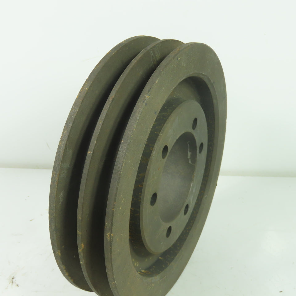 Maurey 2A7.0.B74SK 7-3/4" OD x 1-3/4" Wide 2 Groove V-Belt Pulley 2.74" Bore