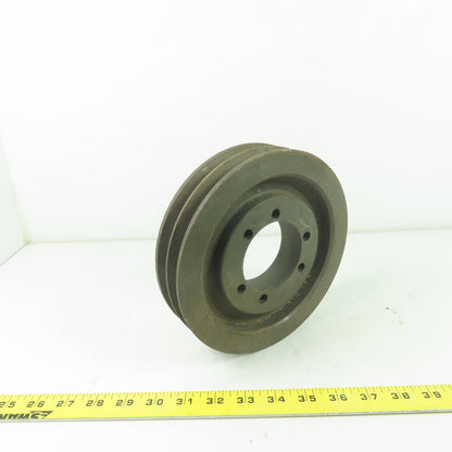 Maurey 2A7.0.B74SK 7-3/4" OD x 1-3/4" Wide 2 Groove V-Belt Pulley 2.74" Bore
