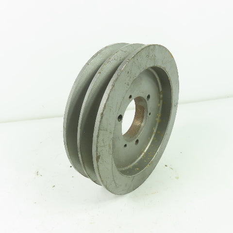 6-3/4" OD x 1-3/4" Wide 2 Groove V-Belt Pulley 3710RPM Max