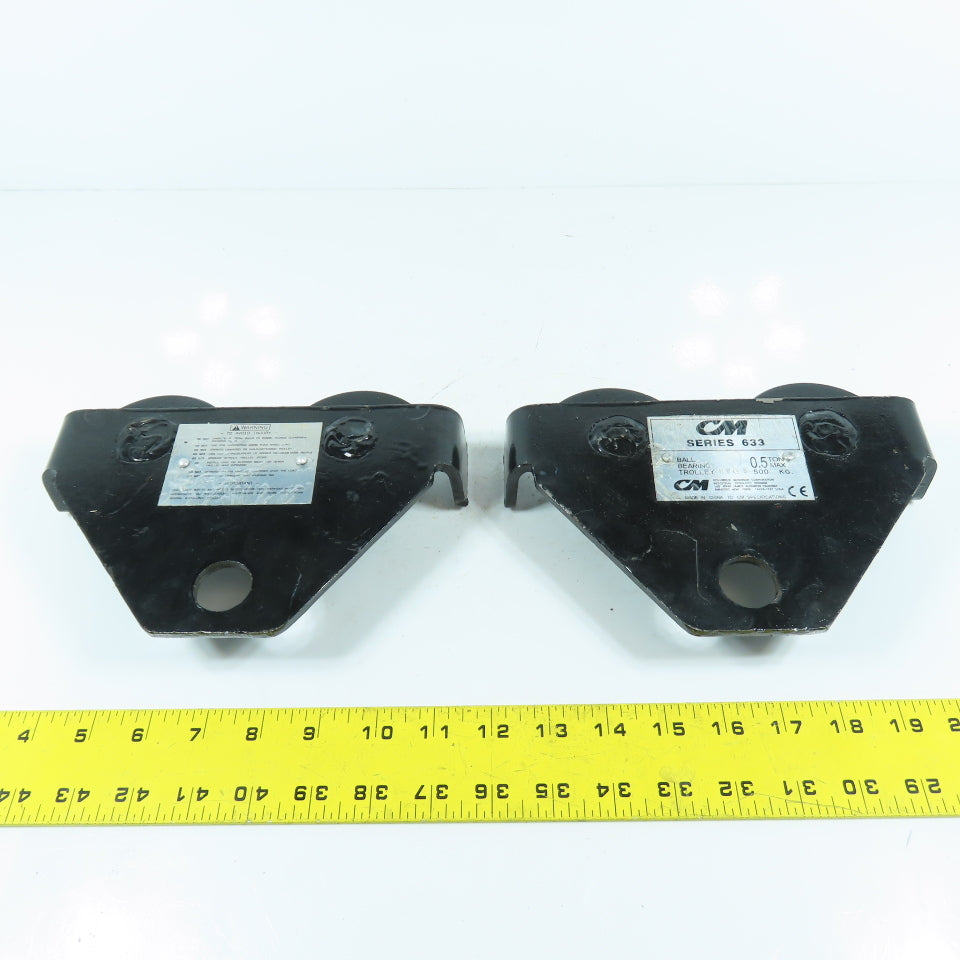 CM Series 633 1/2 Ton Ball Bearing Manual Push/Pull Trolley (INCOMPLETE) NEW