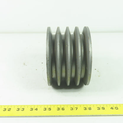 4-7/8" OD x 3-1/4" Wide 4 Groove V-Belt Pulley 7-1/8" Bore