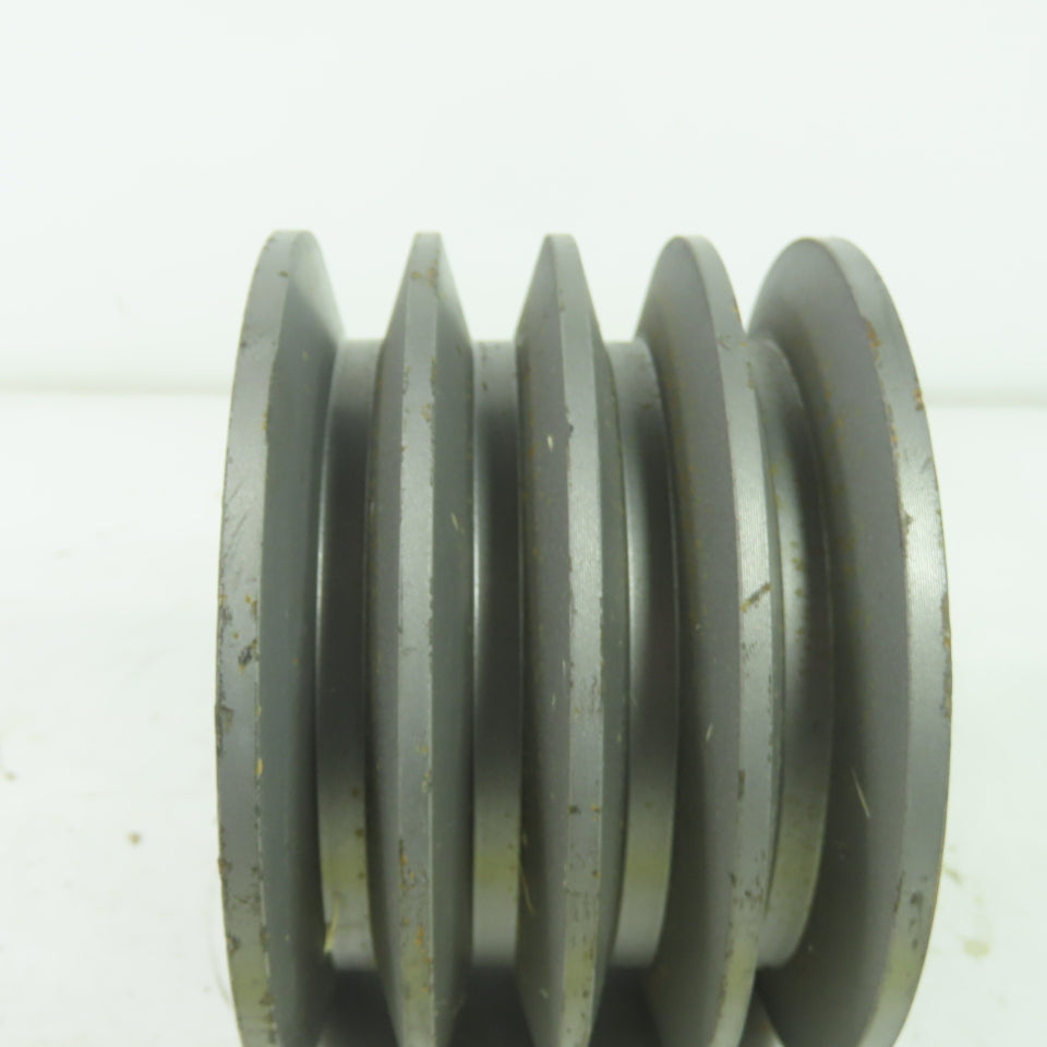 4-7/8" OD x 3-1/4" Wide 4 Groove V-Belt Pulley 7-1/8" Bore
