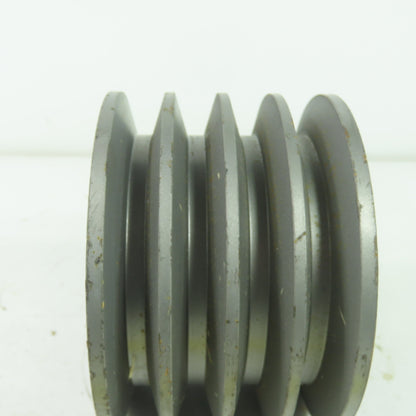 4-7/8" OD x 3-1/4" Wide 4 Groove V-Belt Pulley 7-1/8" Bore