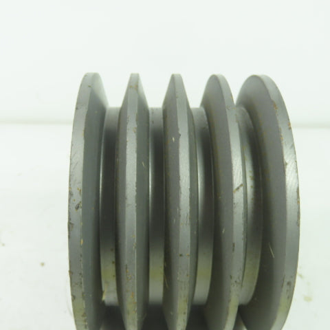 4-7/8" OD x 3-1/4" Wide 4 Groove V-Belt Pulley 7-1/8" Bore