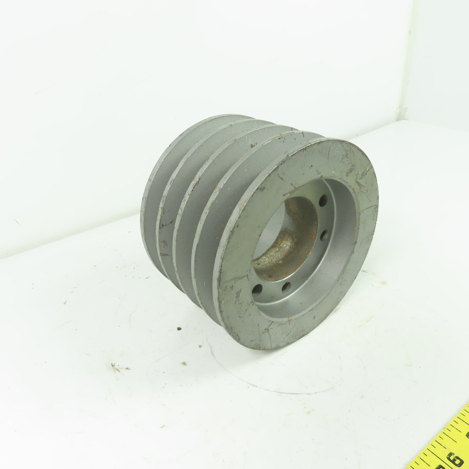 4-7/8" OD x 3-1/4" Wide 4 Groove V-Belt Pulley 7-1/8" Bore