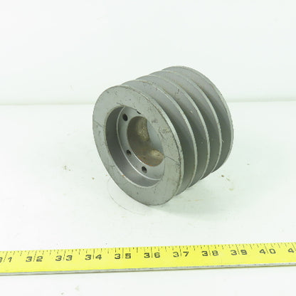 4-7/8" OD x 3-1/4" Wide 4 Groove V-Belt Pulley 7-1/8" Bore