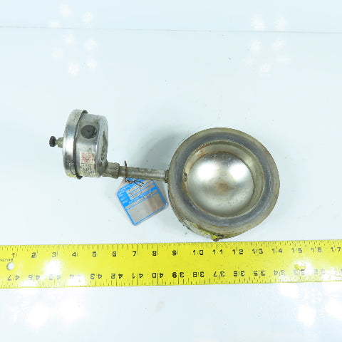 Continental Disc 8212426A 316 Stainless 3" Rupture Disc 275PSIG @ 400°F W/ Gauge