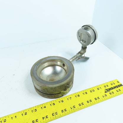 Continental Disc 8212426A 316 Stainless 3" Rupture Disc 275PSIG @ 400°F W/ Gauge