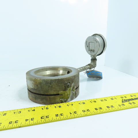 Continental Disc 8212426A 316 Stainless 3" Rupture Disc 275PSIG @ 400°F W/ Gauge