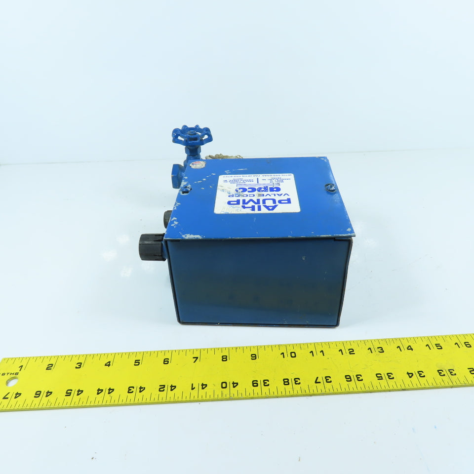 Air Pump Valve Corp 1015 C Apco Overspeed Control Valve Made In USA