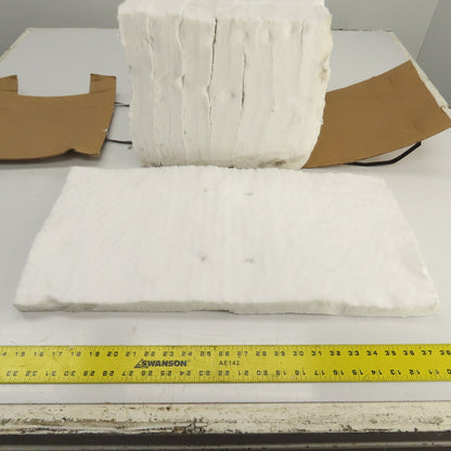 K-Lite #8 RCF Refractory Ceramic Fiber Anchored Block 1" x 12" x 24" L Lot Of 8