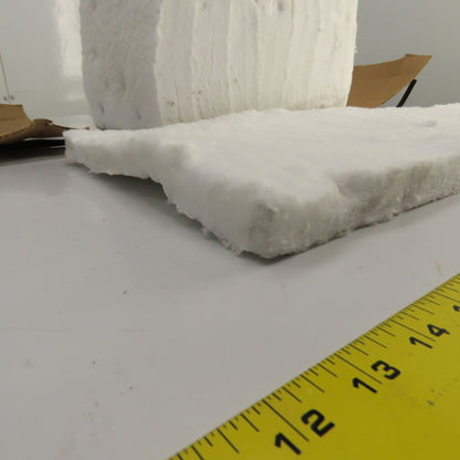 K-Lite #8 RCF Refractory Ceramic Fiber Anchored Block 1" x 12" x 24" L Lot Of 8
