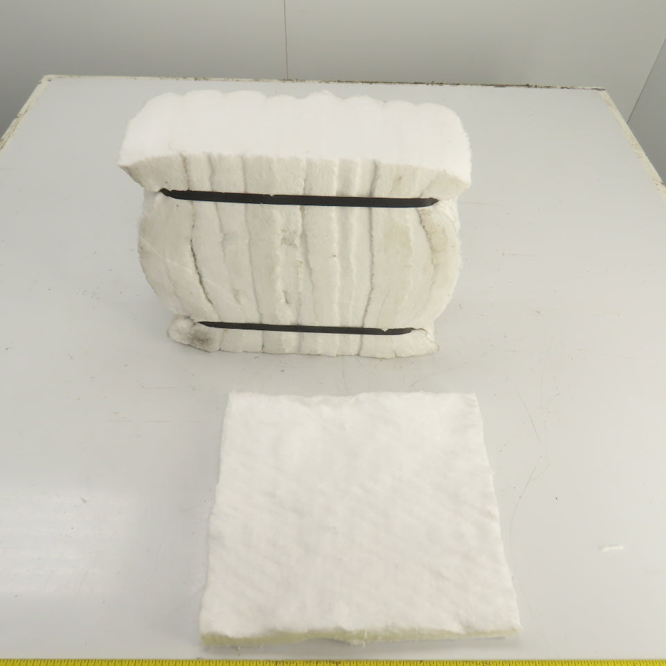 K-Lite #8 RCF Refractory Ceramic Fiber Blanket 1" x 10" x 12" L Lot Of 8