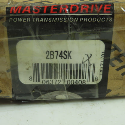 Masterdrive 2B74SK 2 Groove V-Belt Pulley Sheave 7.75" OD NEW