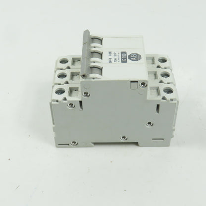 Allen Bradley 1492-CB3 Ser C G100 10A Three 3-Pole Circuit Breaker 480/277V 3PH