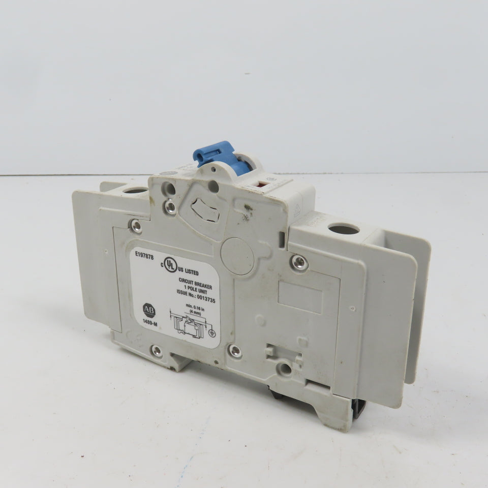 Allen Bradley 1489-M1C050 Ser D 5A Single 1-Pole Circuit Breaker 277V