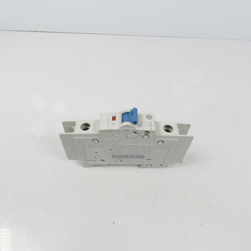 Allen Bradley 1489-M1C050 Ser D 5A Single 1-Pole Circuit Breaker 277V