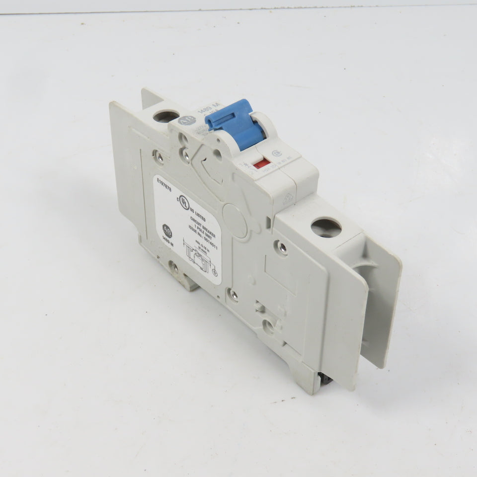 Allen Bradley 1489-M1C100 Ser D 10A Single 1-Pole Circuit Breaker 277V