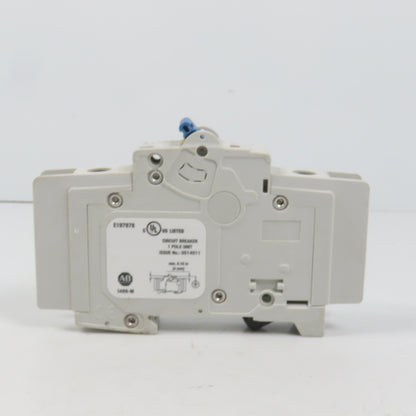 Allen Bradley 1489-M1C100 Ser D 10A Single 1-Pole Circuit Breaker 277V