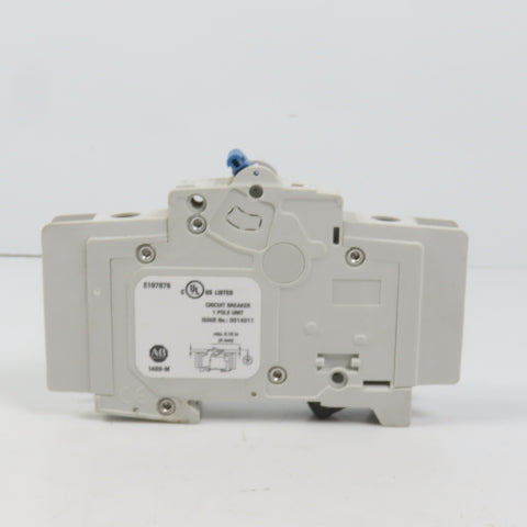 Allen Bradley 1489-M1C100 Ser D 10A Single 1-Pole Circuit Breaker 277V