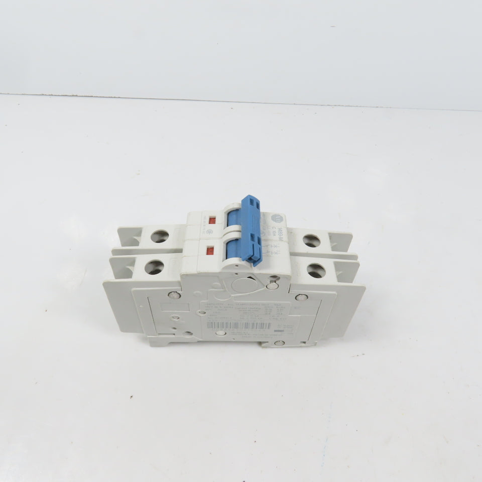 Allen Bradley 1489-M2C100 Ser D 10A Two 2-Pole Circuit Breaker 480/277V