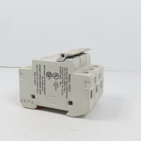 Bussmann CHCC3D 3-Pole 30A 600V Rail Mount Fuse Holder