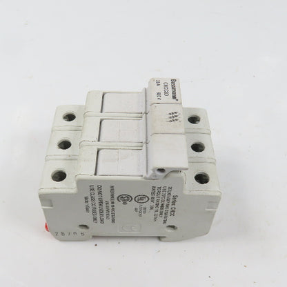 Bussmann CHCC3D 3-Pole 30A 600V Rail Mount Fuse Holder