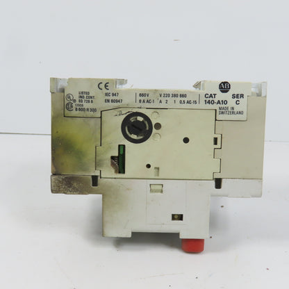 Allen Bradley 140-MN-1000 Ser C Manual Motor Starter / Protector 6.3-10A 15HP