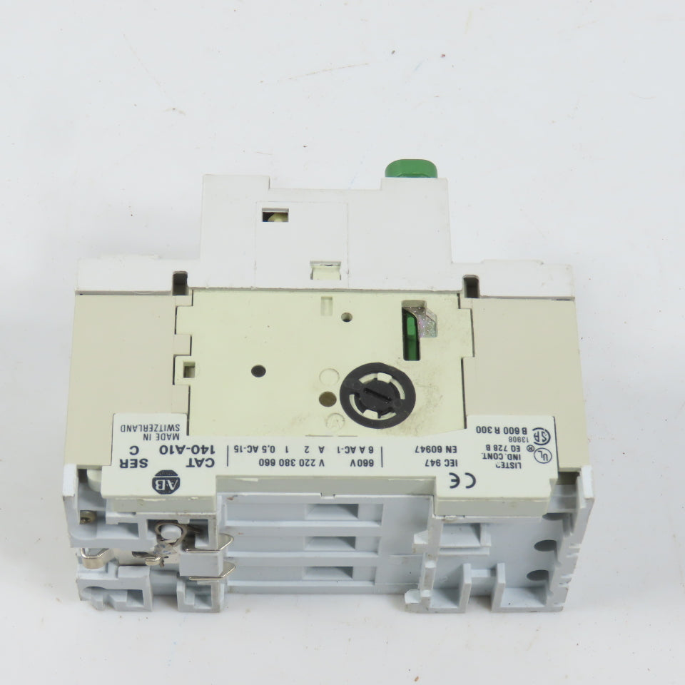 Allen Bradley 140-MN-0630 Ser C Manual Motor Starter / Protector 15HP 4.0-6.3A