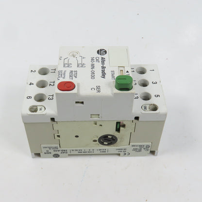 Allen Bradley 140-MN-0630 Ser C Manual Motor Starter / Protector 15HP 4.0-6.3A