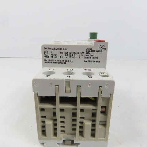 Allen Bradley 140-MN-0250 Ser C Manual Motor Starter / Protector 1HP 1.6-2.5A