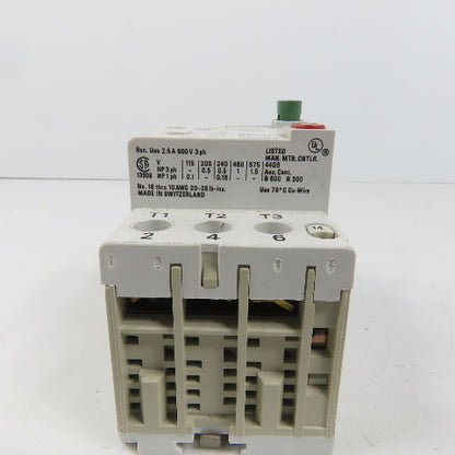 Allen Bradley 140-MN-0250 Ser C Manual Motor Starter / Protector 1HP 1.6-2.5A