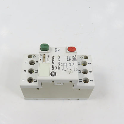 Allen Bradley 140-MN-0400 Ser C Manual Motor Starter / Protector 15HP 2.5-4.0A