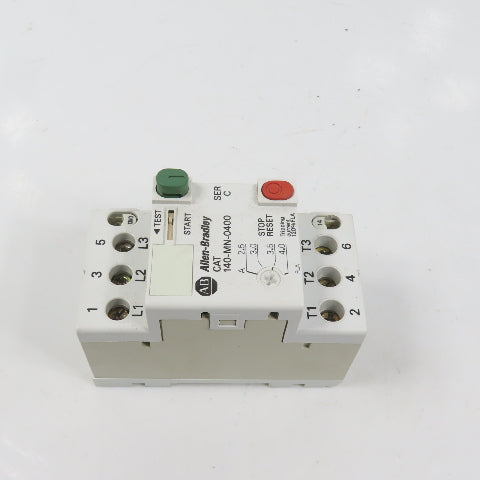 Allen Bradley 140-MN-0400 Ser C Manual Motor Starter / Protector 15HP 2.5-4.0A