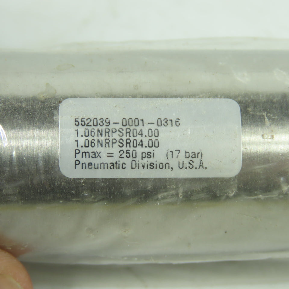 Parker 1.06NRPSR04.00 Single Acting Pneumatic Cylinder 1-1/16" Bore 4" stroke