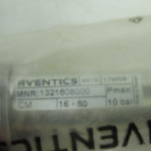 Adventics 1321608000 Double Acting Pneumatic Cylinder 16mmBore 80mm Stroke 10Bar