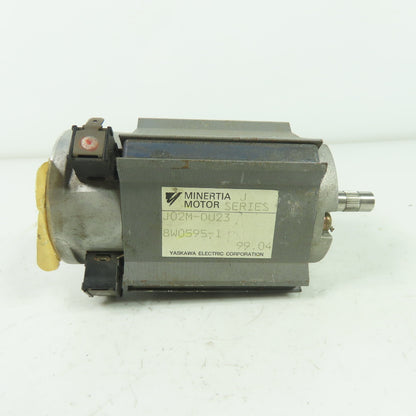Yaskawa Minertia Motor J02M-DU23 Servo Motor 8W0595-1