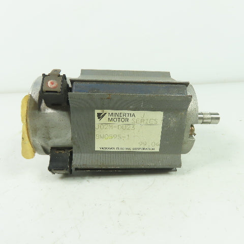 Yaskawa Minertia Motor J02M-DU23 Servo Motor 8W0595-1