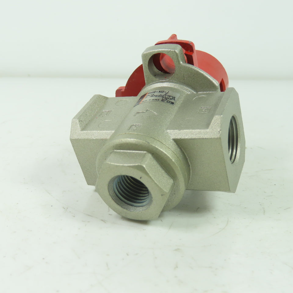 SMC VHS30-N03-Z 3-Port Pressure Relief Valve 3/8" NPT 150PSI