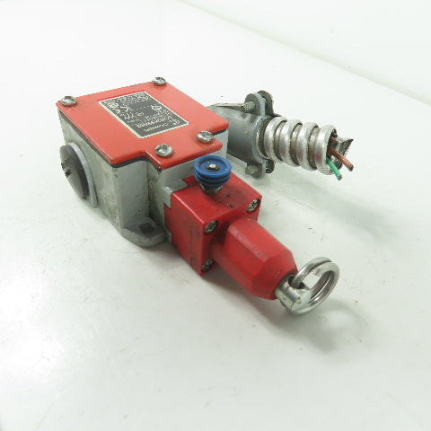Comepi SCM2K99W03 Cable Pull Interlock Safety Switch 1/2" NPT 400V 1.8A