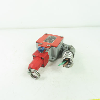 Comepi SCM2K99W03 Cable Pull Interlock Safety Switch 1/2" NPT 400V 1.8A