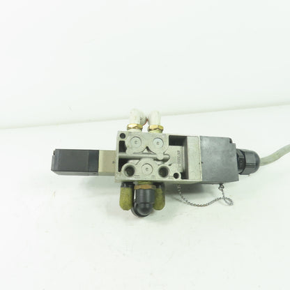 SMC NVFS2400-5FZB Solenoid Valve 1.0MPa 21-26VDC Coil W/ Manifold Block