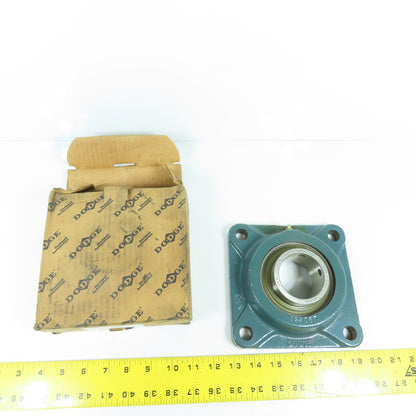 Dodge F4B-VSC-203 123633 4-Bolt Flange Mount Block Ball Bearing 2-3/16" NEW
