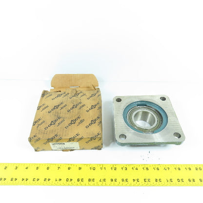 Dodge F4B-VSC-203 123633 4-Bolt Flange Mount Block Ball Bearing 2-3/16" NEW
